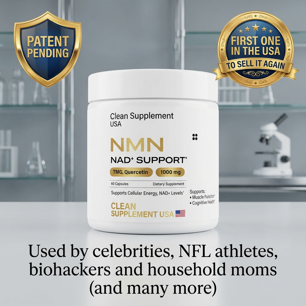 NMN Supplement, Quercetin, TMG, Resveratrol – Supports Cellular Energy & NAD+ Levels